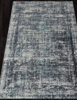 Ковер 02467H - BLUE / GREY - Прямоугольник - коллекция SAFARI
