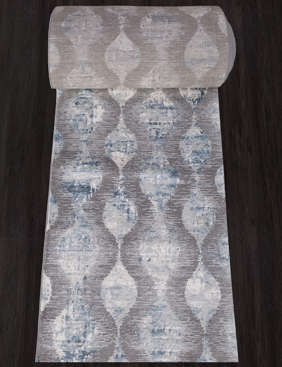 03876A - BLUE / BLUE Ковровая дорожка 03876A - BLUE / BLUE - коллекция ARMINA