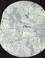 Ковер GL039G - GREY / GREY - Овал - коллекция NENSI