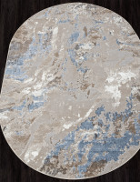Ковер 00085A - L.BLUE / BEIGE - Овал - коллекция PARADIZE