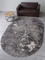 Ковер D996 - LIGHT GRAY - Овал - коллекция ATLANTIS