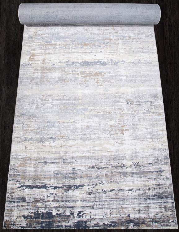 D060A - D.GREY SHIRINK / BLUE FDY Ковровая дорожка D060A - D.GREY SHIRINK / BLUE FDY - коллекция PERU
