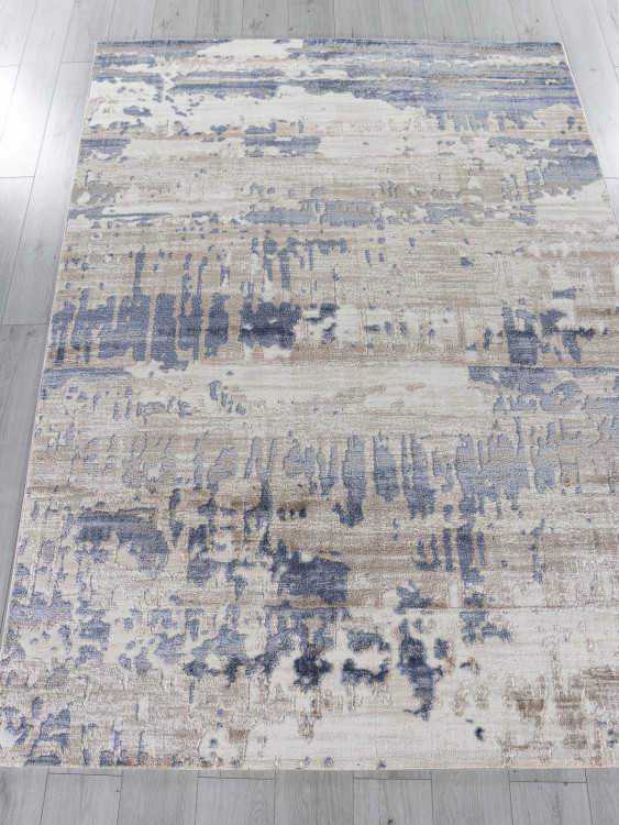 Ковер O1121 - 730 BEIGE / BLUE - Прямоугольник - коллекция SAMIRA
