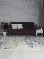 Ковер 5072A - CREAM / P.D.BLUE - Прямоугольник - коллекция AMELI