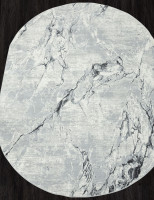 Ковер GL071G - GREY / GREY - Овал - коллекция NENSI