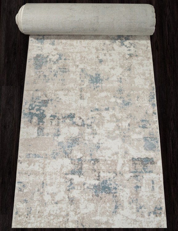 Ковровая дорожка F232 - BEIGE-BLUE - коллекция NATUREL