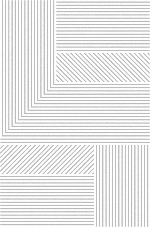 Ковер F628 - NATURAL-GRAY - Прямоугольник - коллекция MILOS