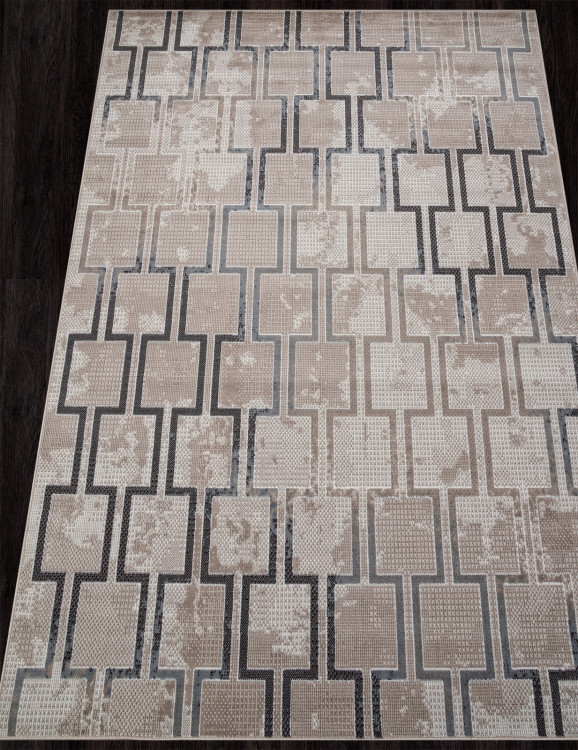 F353 - BEIGE-BLUE Ковер F353 - BEIGE-BLUE - Прямоугольник - коллекция SIERRA