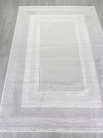 Ковер F040AC - GREY / WHITE - Прямоугольник - коллекция SIROCCO