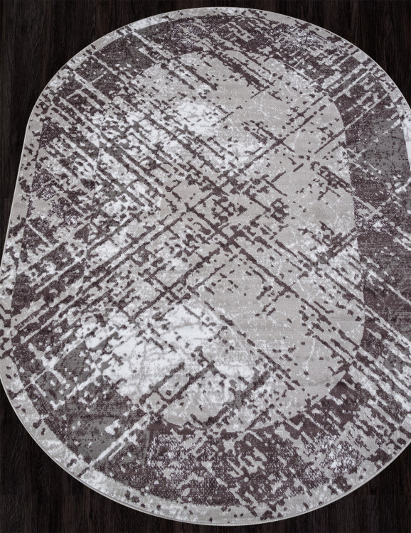 F391 - GRAY Ковер F391 - GRAY - Овал - коллекция SILVER