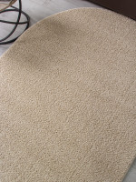 Ковер T600 - LIGHT BEIGE - Овал - коллекция MOKKO