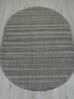 Ковер S157 - DARK GRAY - Овал - коллекция KAIR