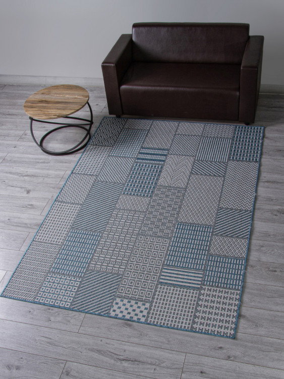 S160 - BLUE Ковер S160 - BLUE - Прямоугольник - коллекция KAIR
