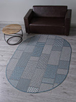 Ковер S160 - BLUE - Овал - коллекция KAIR