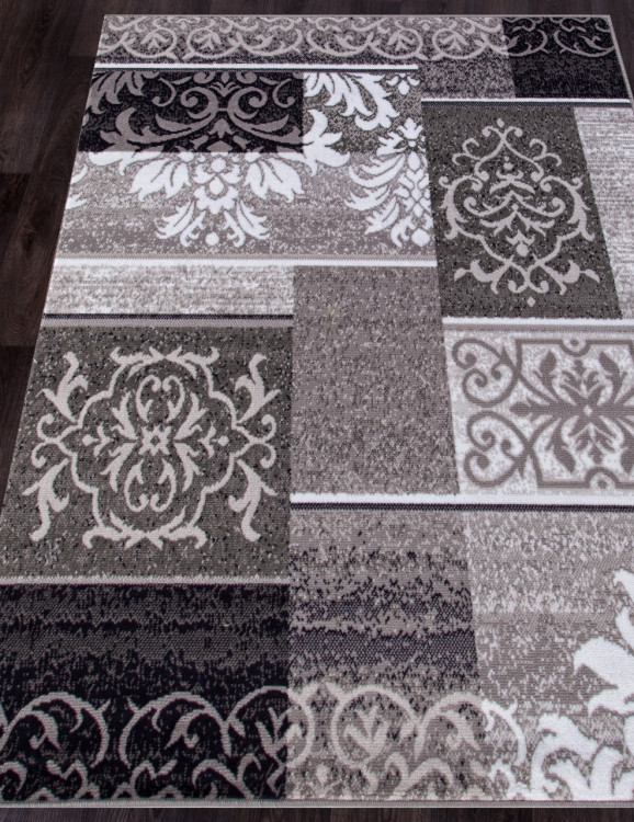 d216 - GRAY Ковер d216 - GRAY - Прямоугольник - коллекция SILVER