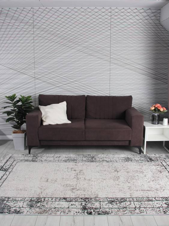8070G - GREY / GREY Ковер 8070G - GREY / GREY - Прямоугольник - коллекция LORA
