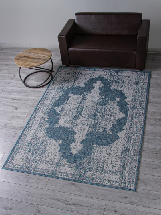 S129 - BLUE Ковер S129 - BLUE - Прямоугольник - коллекция KAIR