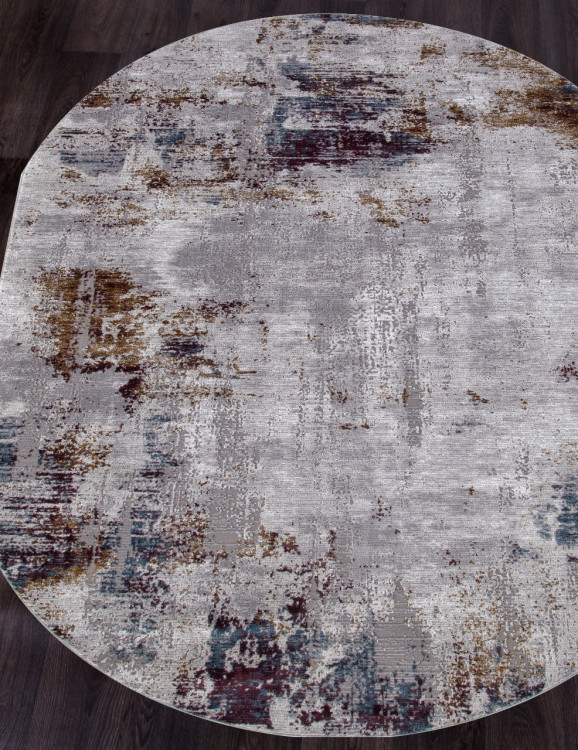 03002G - GREY / GREY Ковер 03002G - GREY / GREY - Овал - коллекция QUANTUM