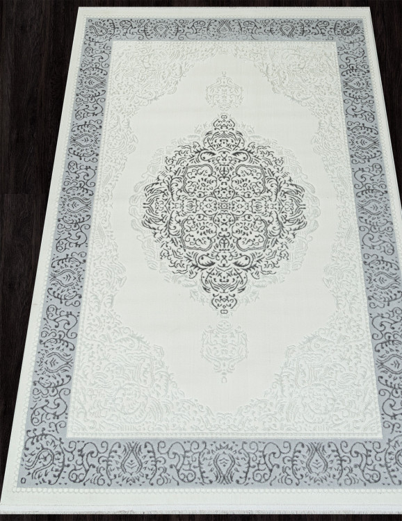 Ковер 00759B - CREAM HB / GREY FDY - Прямоугольник - коллекция SAHARA