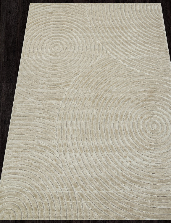 D798AP - BEIGE / BEIGE Ковер D798AP - BEIGE / BEIGE - Прямоугольник - коллекция JUNO