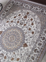 Ковер F611 - GRAY-GREEN - Прямоугольник - коллекция HALIF