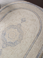 Ковер 30950U - CREAM / CREAM - Овал - коллекция Jasmine