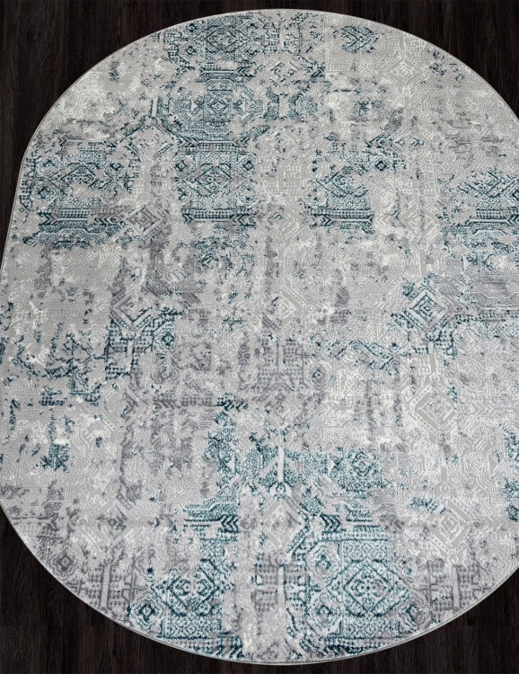 F281 - GRAY Ковер F281 - GRAY - Овал - коллекция PALERMO