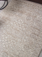 Ковер 04293A - BEIGE FDY / CREAM HB - Прямоугольник - коллекция NOVA