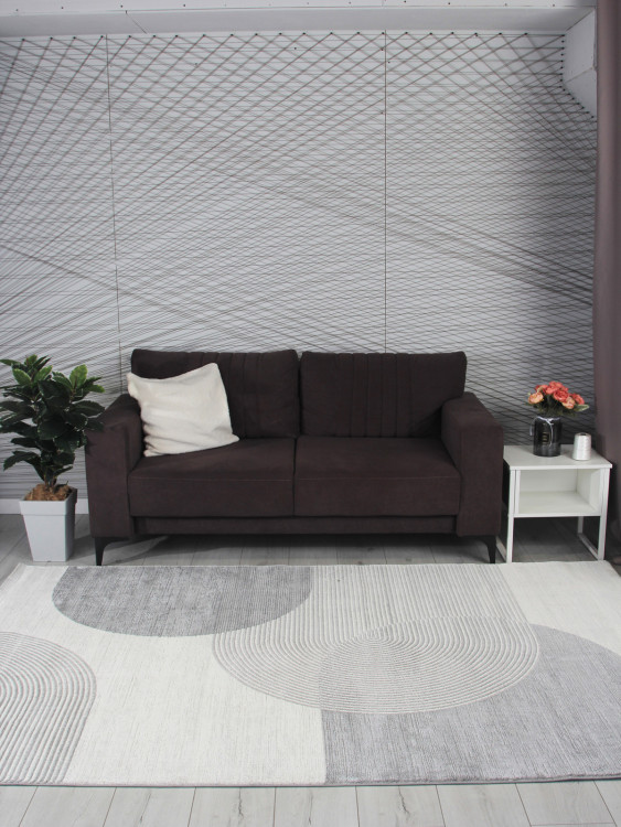 Ковер GL235G - GREY / GREY - Прямоугольник - коллекция NENSI