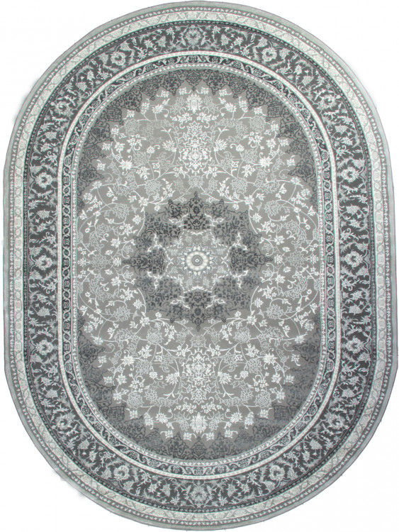 GA007G - GREY / GREY Ковер GA007G - GREY / GREY - Овал - коллекция ARMINA