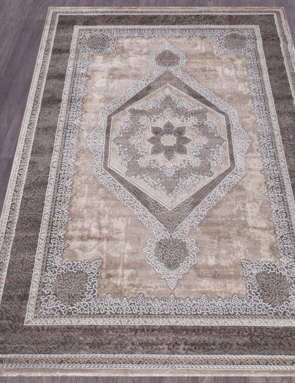 04037C - GREY / BROWN Ковер 04037C - GREY / BROWN - Прямоугольник - коллекция ARMINA