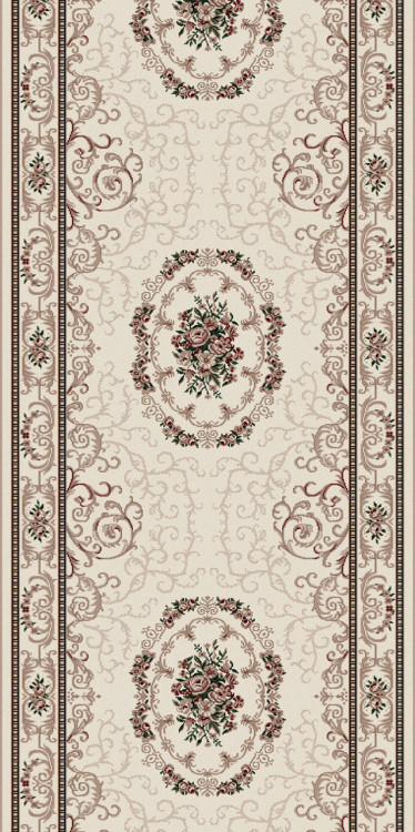 Ковровая дорожка D066 - CREAM - коллекция COLIZEY