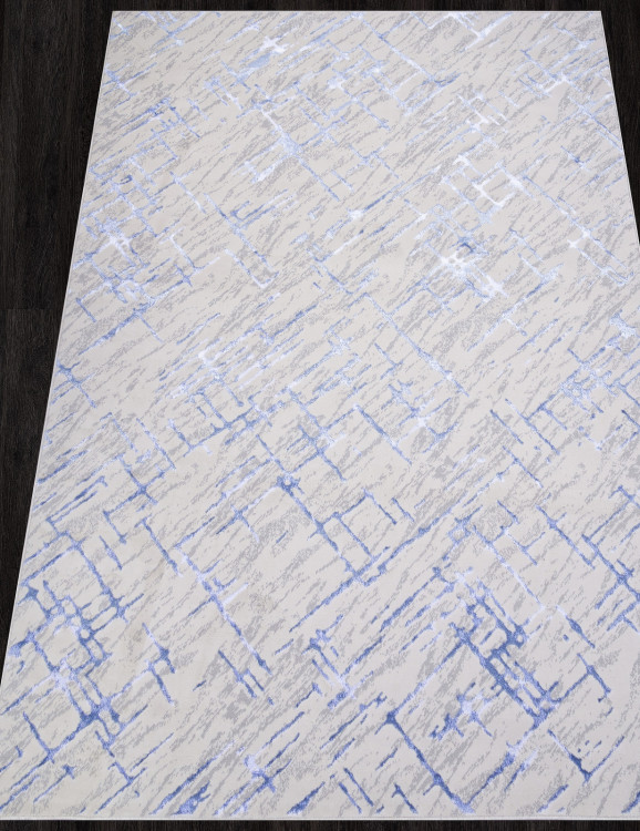 F164 - CREAM-BLUE Ковер F164 - CREAM-BLUE - Прямоугольник - коллекция LIMAN