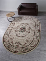 Ковер D066 - CREAM - Овал - коллекция COLIZEY