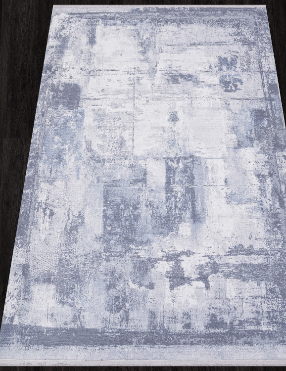 AB074A - GREY / BLUE Ковер AB074A - GREY / BLUE - Прямоугольник - коллекция LOTUS
