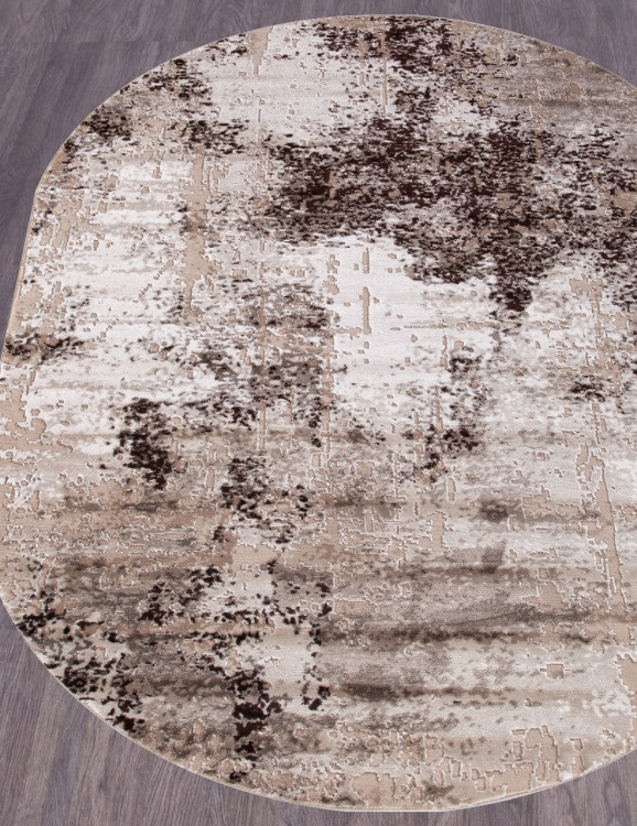 04047B - DARK BROWN Ковер 04047B - DARK BROWN - Овал - коллекция ARMINA