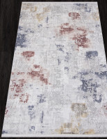 Ковер AB105A - GREY / RED - Прямоугольник - коллекция LOTUS