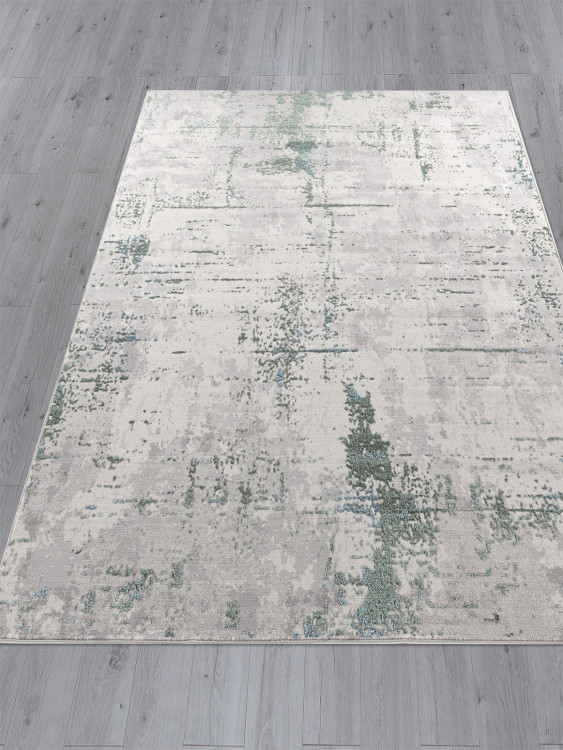 F169 - CREAM-D.GREEN Ковер F169 - CREAM-D.GREEN - Прямоугольник - коллекция LIMAN