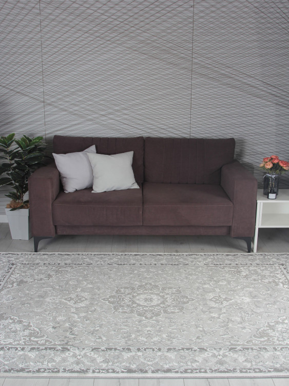 GA075G - GREY / GREY Ковер GA075G - GREY / GREY - Прямоугольник - коллекция ARMINA