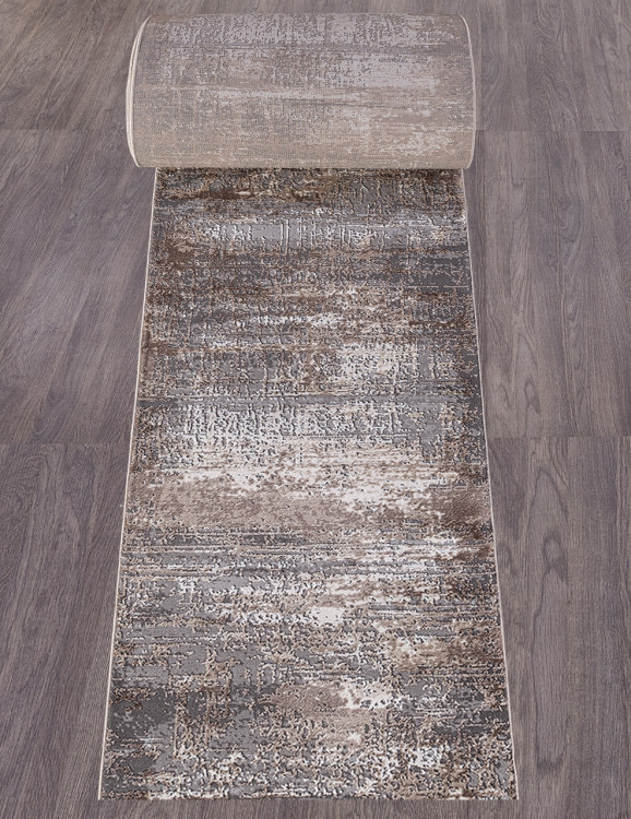 04050C - GREY / BROWN Ковровая дорожка 04050C - GREY / BROWN - коллекция ARMINA