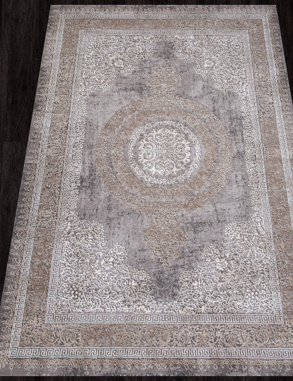 04073C - GREY / BROWN Ковер 04073C - GREY / BROWN - Прямоугольник - коллекция ARMINA