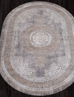 Ковер 04073C - GREY / BROWN - Овал - коллекция ARMINA
