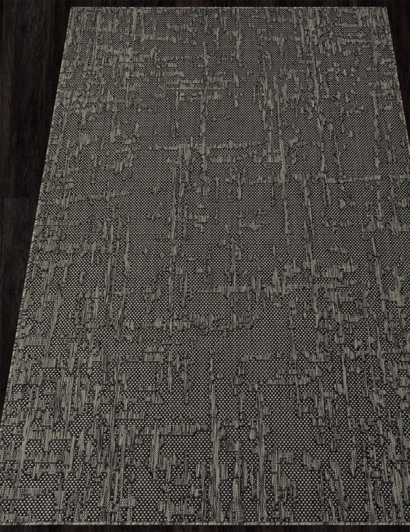 S136 - BLACK-GRAY Ковер S136 - BLACK-GRAY - Прямоугольник - коллекция KAIR