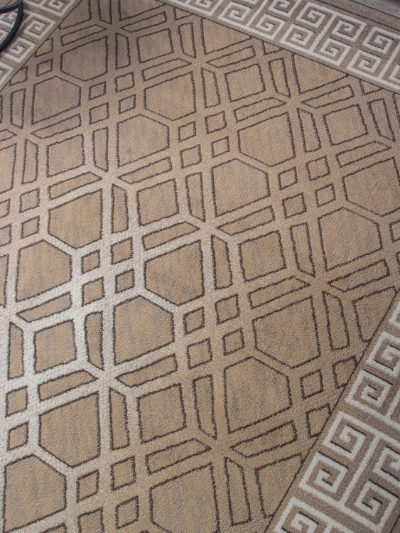 06027A - BEIGE / DARK VIZON Ковер 06027A - BEIGE / DARK VIZON - Прямоугольник - коллекция PRAGA