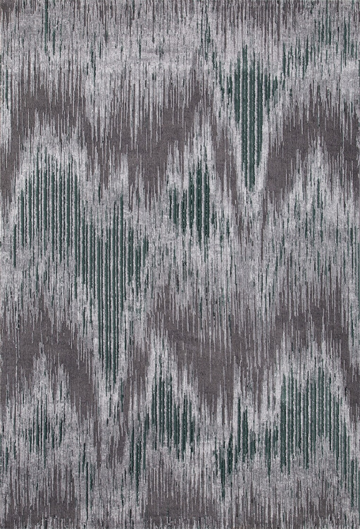 Ковер 33382 - 954 GREY / GREEN - Прямоугольник - коллекция GRANADA