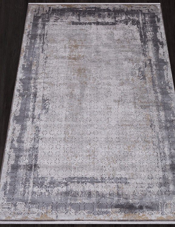 Ковер Y5320F - GREY / D.GREY - Прямоугольник - коллекция ELEXSUS OLIMPOS