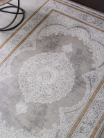 Ковер 26162A - GREY / WHITE - Прямоугольник - коллекция ANATOLIA