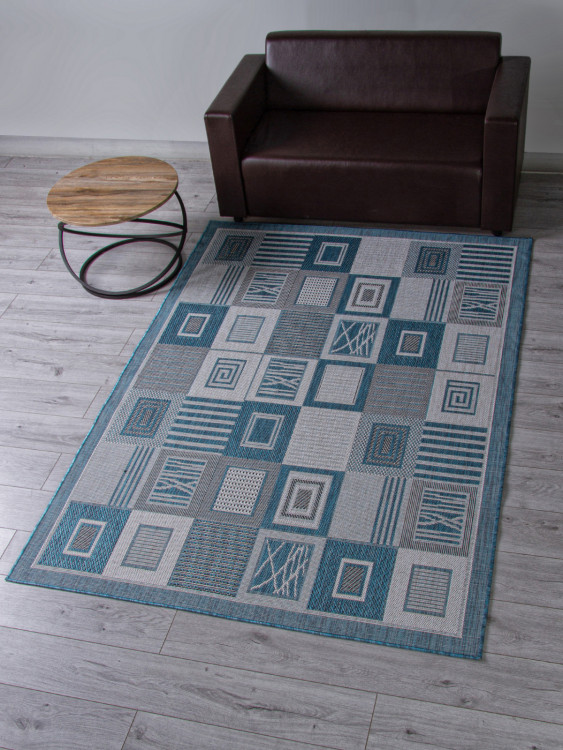 S138 - BLUE Ковер S138 - BLUE - Прямоугольник - коллекция KAIR
