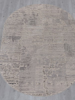 Ковер F168 - CREAM-GRAY - Овал - коллекция LIMAN