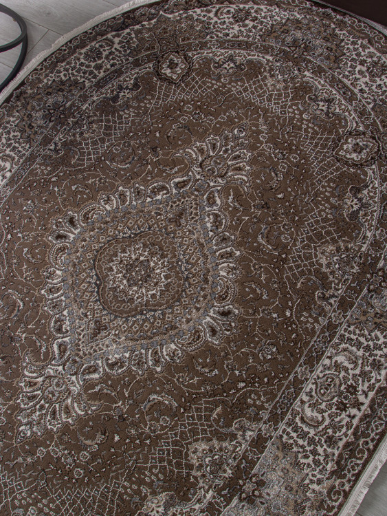D414 - BROWN Ковер D414 - BROWN - Овал - коллекция DOLCE